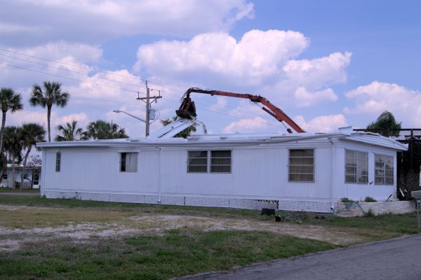 Mobile Home Demolition in Shelton