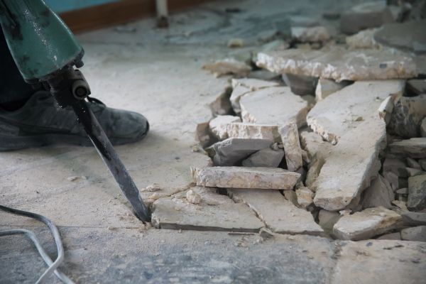 Concrete Porch Removal in Shelton