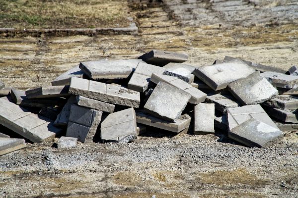 Patio Slab Demolition in Shelton